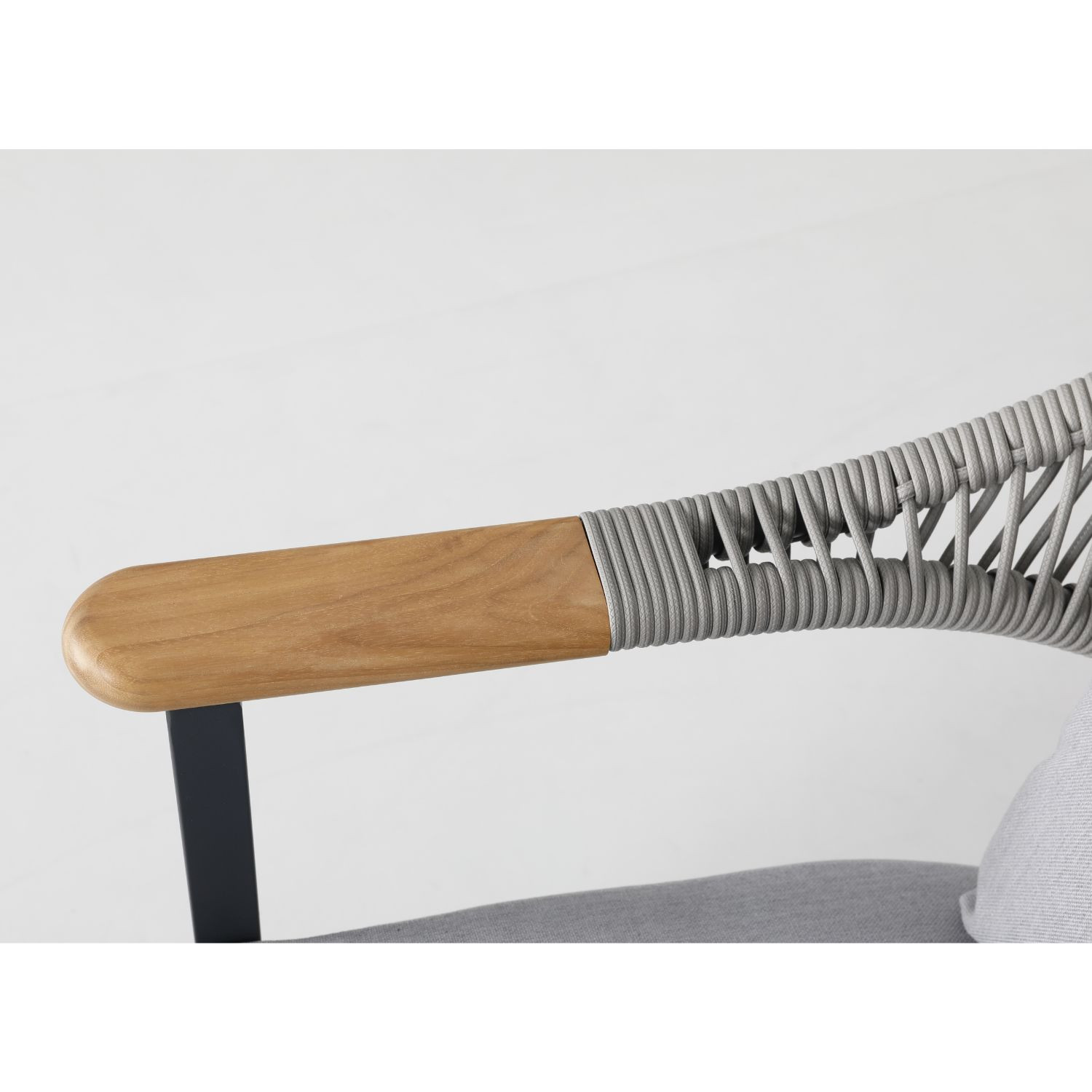 SALOTTO 3 POSTI CON CORDA ANTRACITE