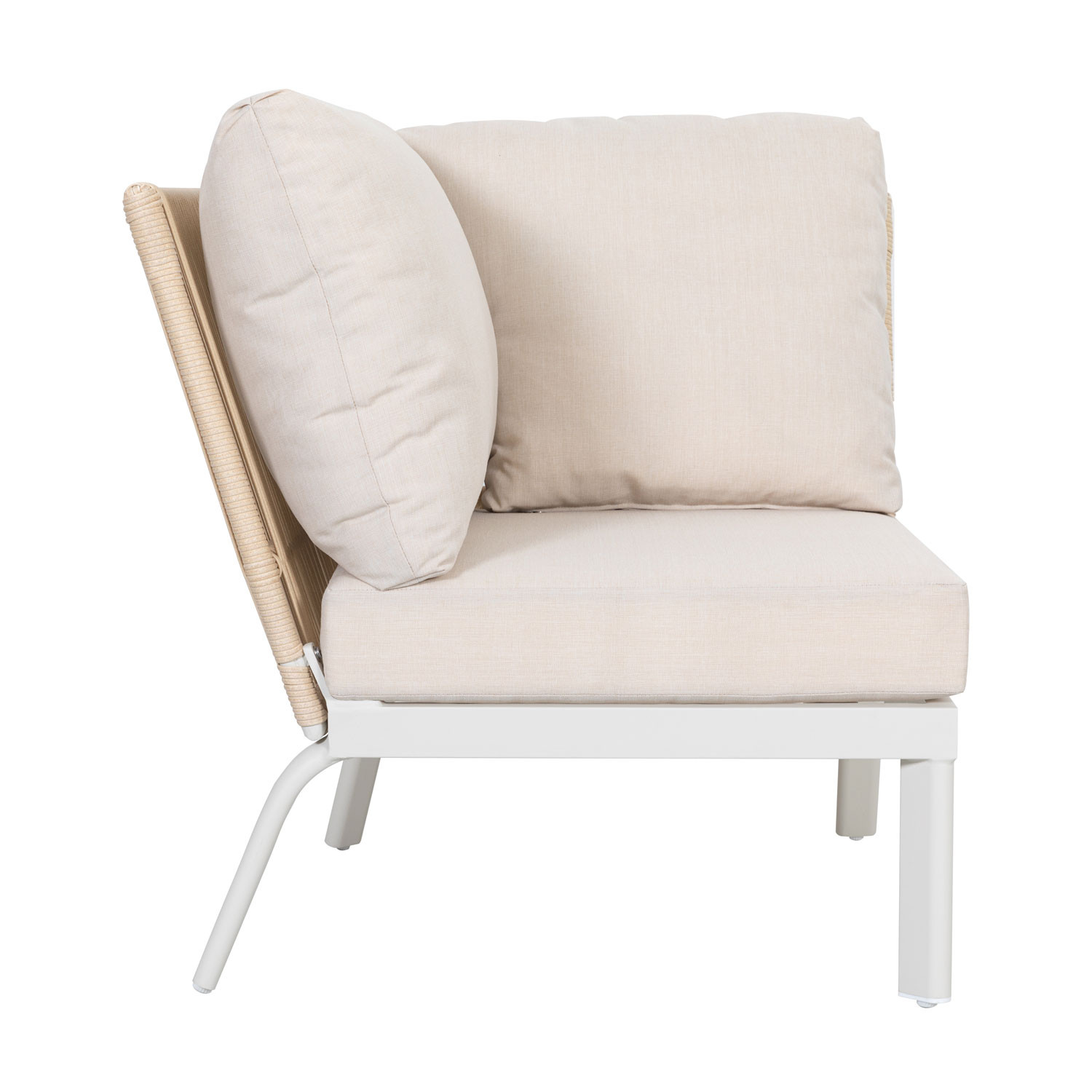 SALOTTO AD ANGOLO ALLUMINIO PELICAN