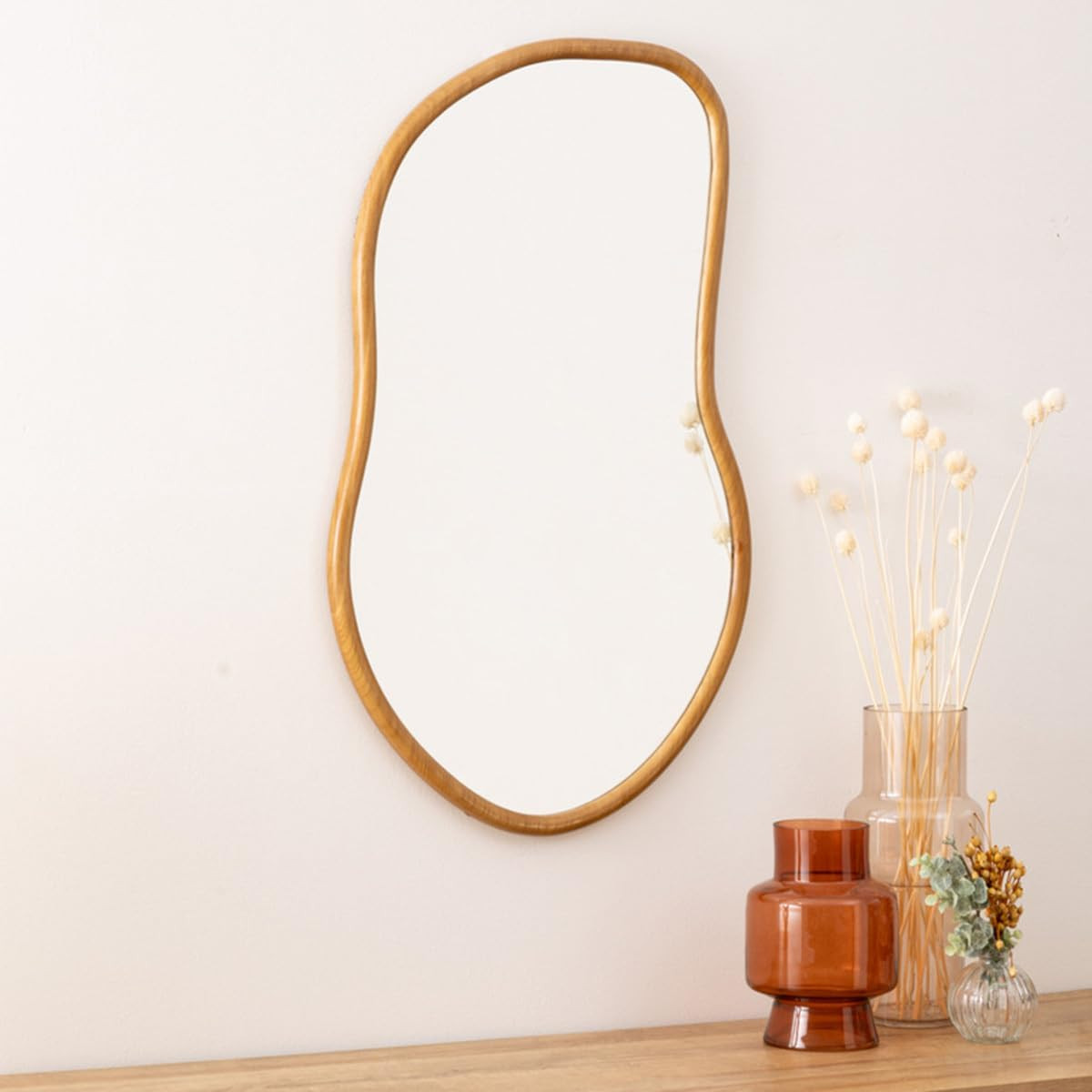 SPECCHIO ORGANICO LIVIA CM.75X45