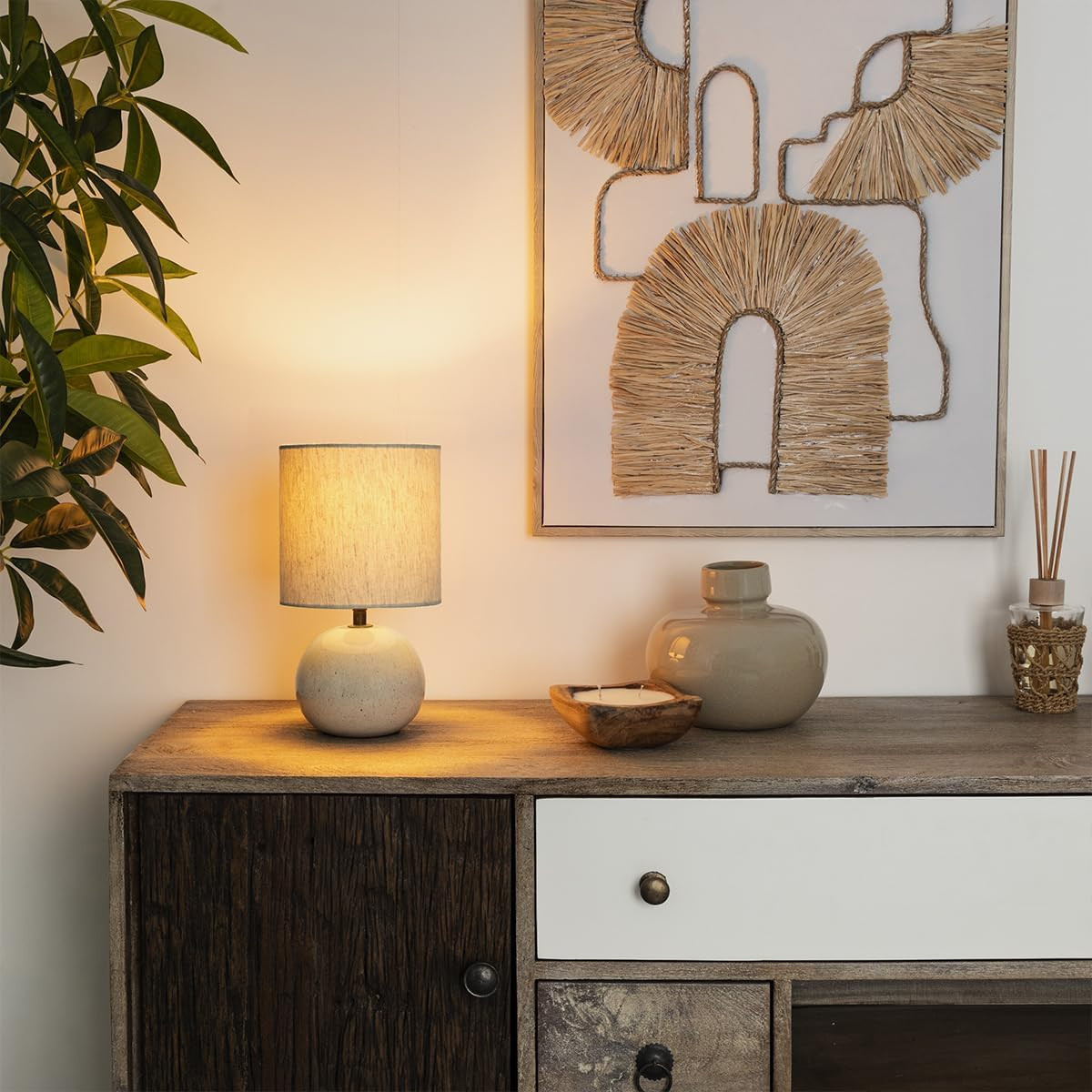 LAMPADA SFERICA GAIA H.28 LINO