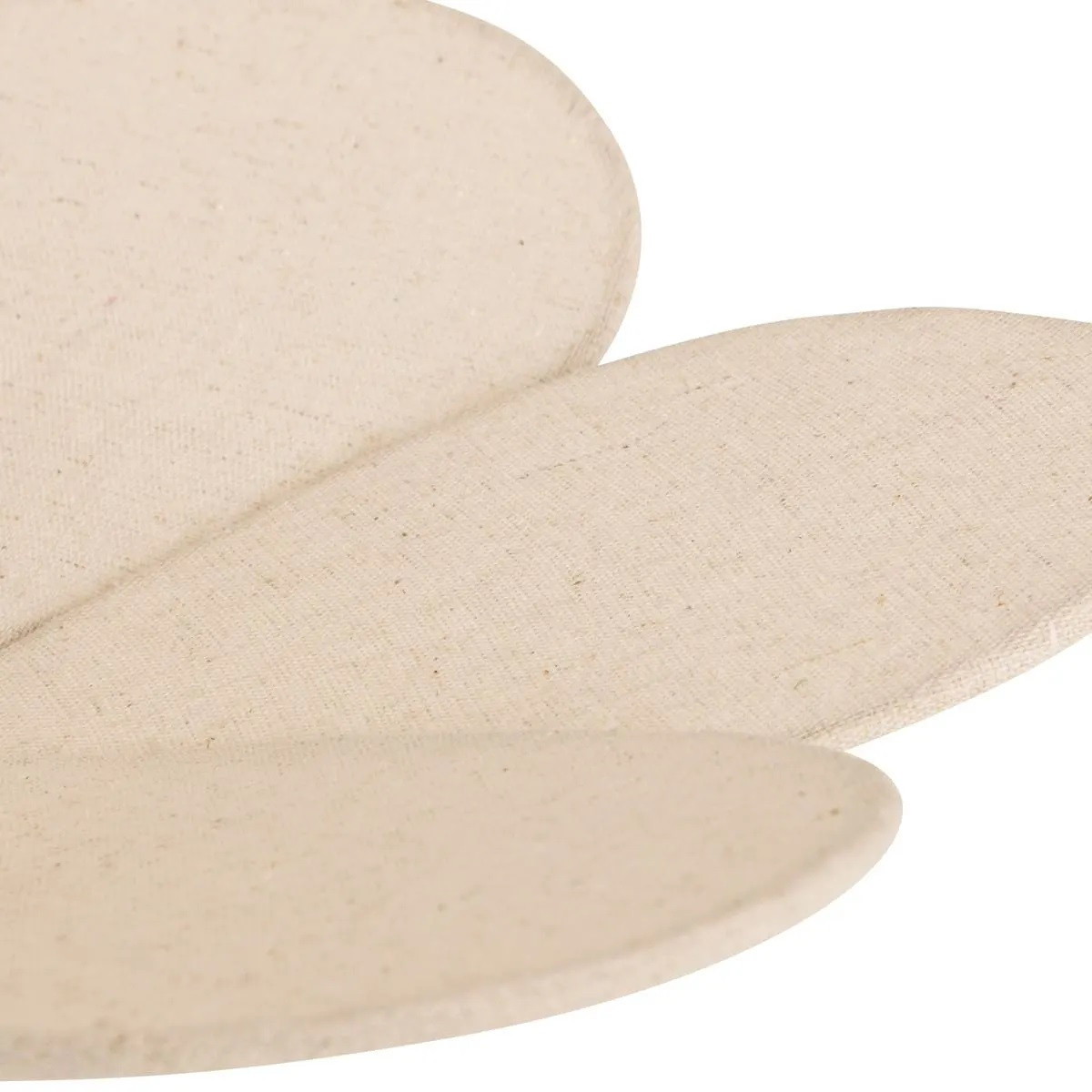 APPLIQUE PETALO LINO BEIGE D.40