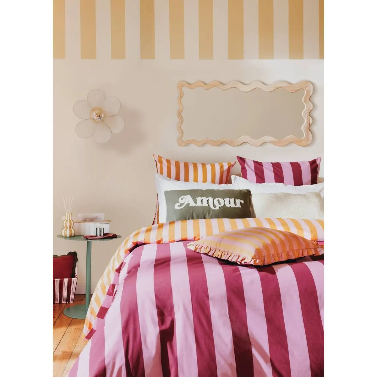 APPLIQUE PETALO LINO BEIGE D.40