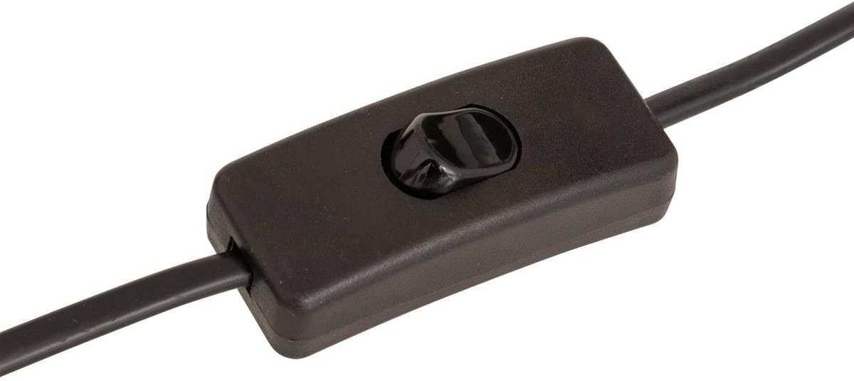 LAMPADA TAVOLO CHAMPI H.24.5 NERO