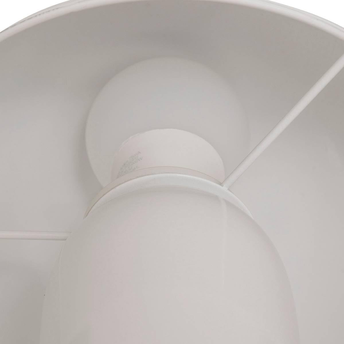 LAMPADA TAVOLO CHAMPI H.24.5 BIANCO