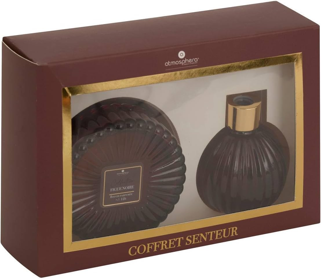 SET DIFFUSORE E CANDELA A.FICO NERO