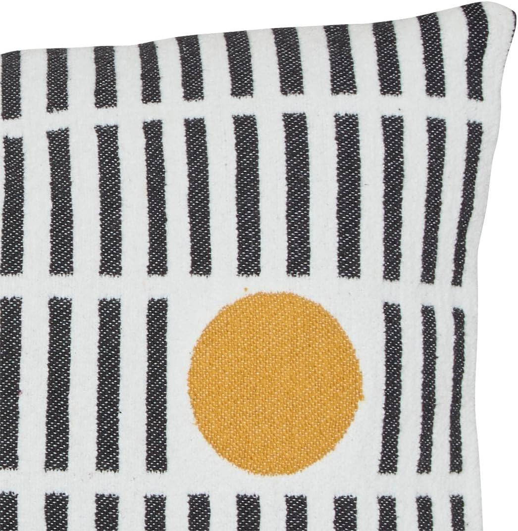 CUSCINO KUBUS CM.30X50 BIANCO/NERO