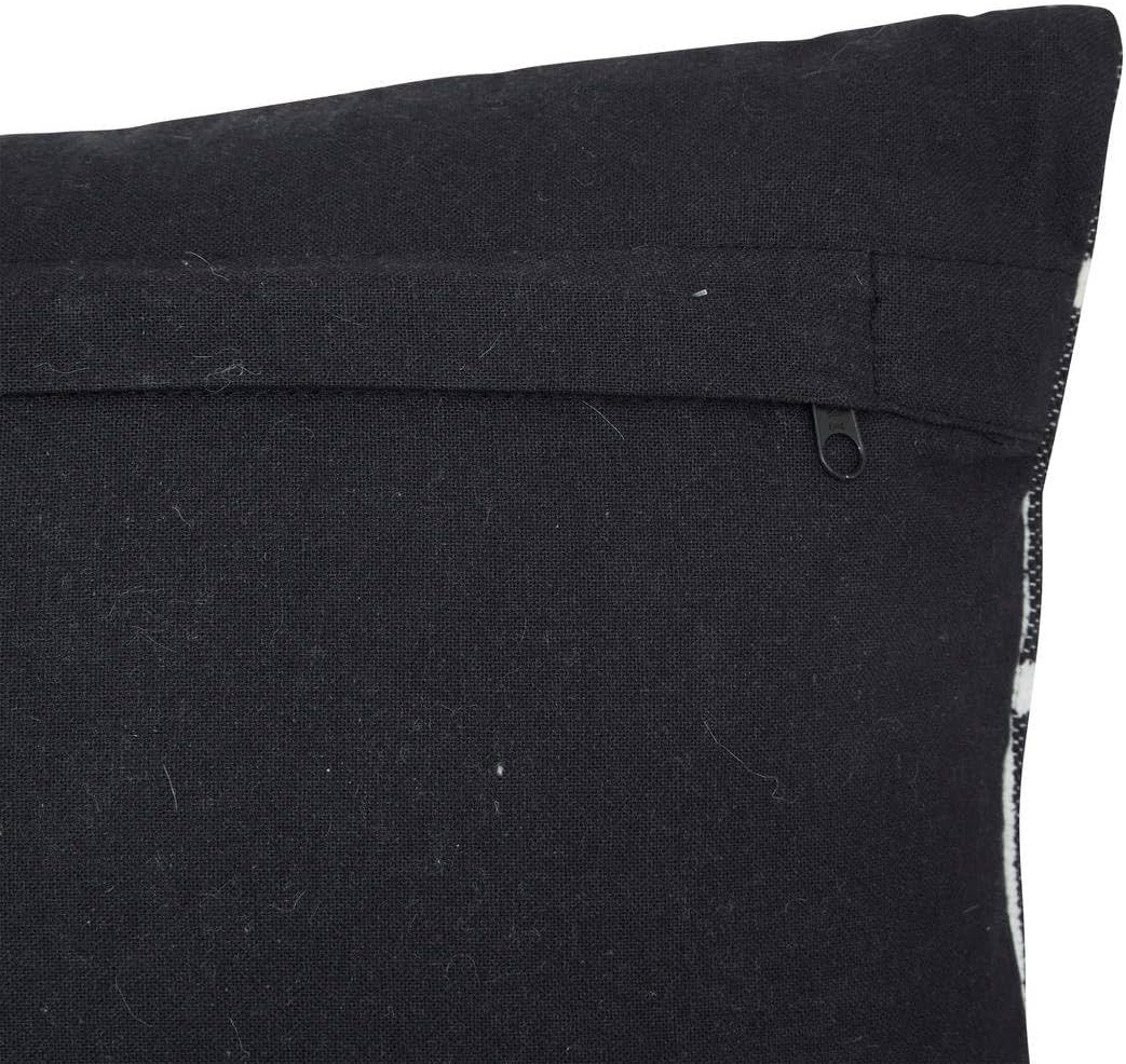 CUSCINO KUBUS CM.30X50 BIANCO/NERO