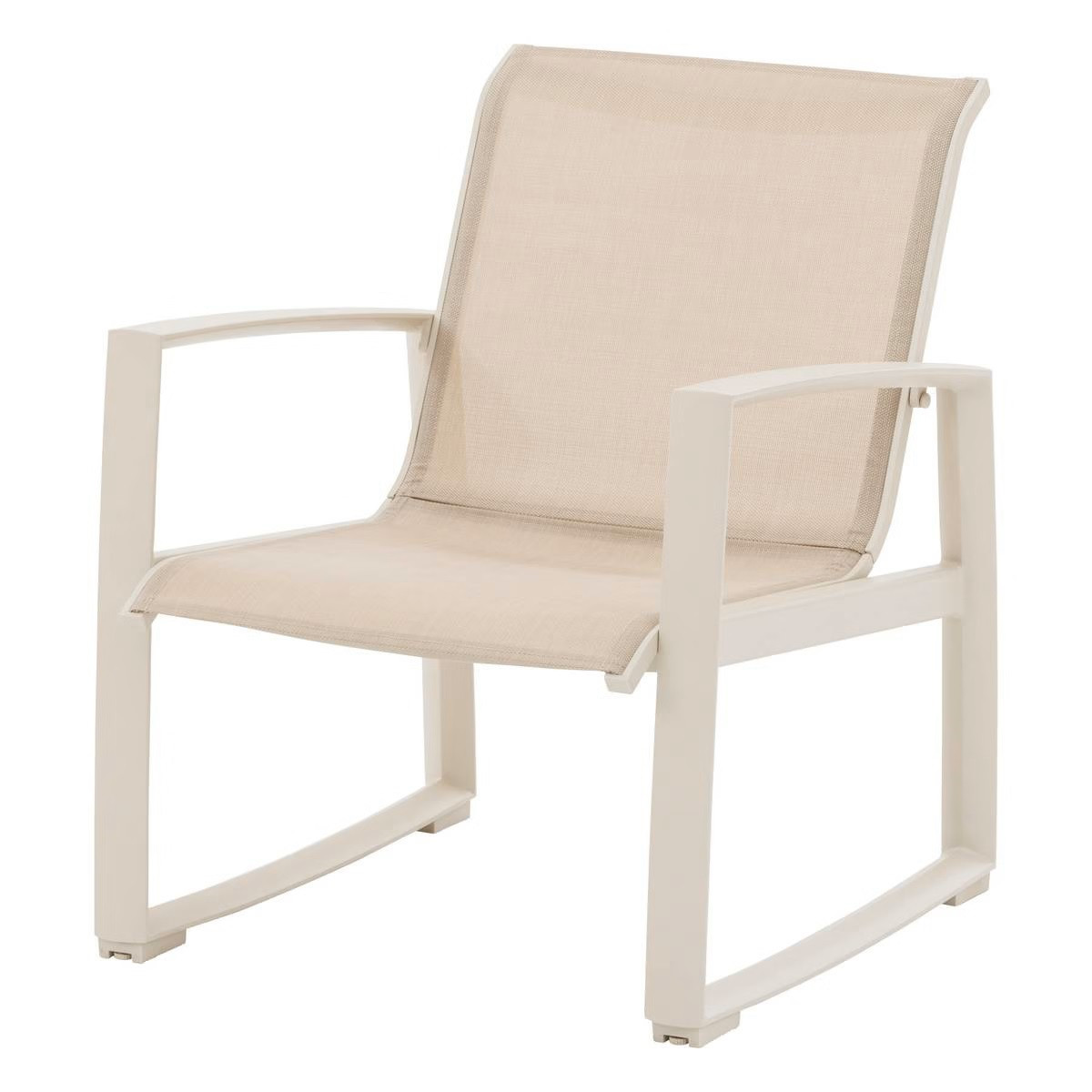 SALOTTO ALLUMINIO 3 POSTI LINO ARGILLA