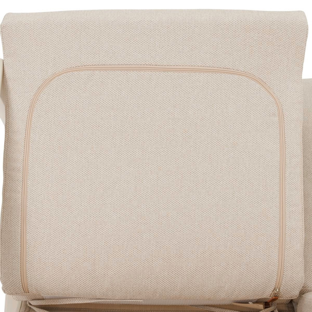 SALOTTO ALLUMINIO 3 POSTI LINO ARGILLA