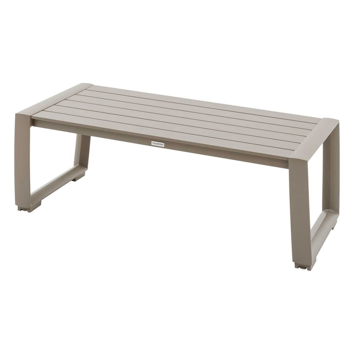 SALOTTO ALLUMINIO 3 POSTI NOCCIOLA