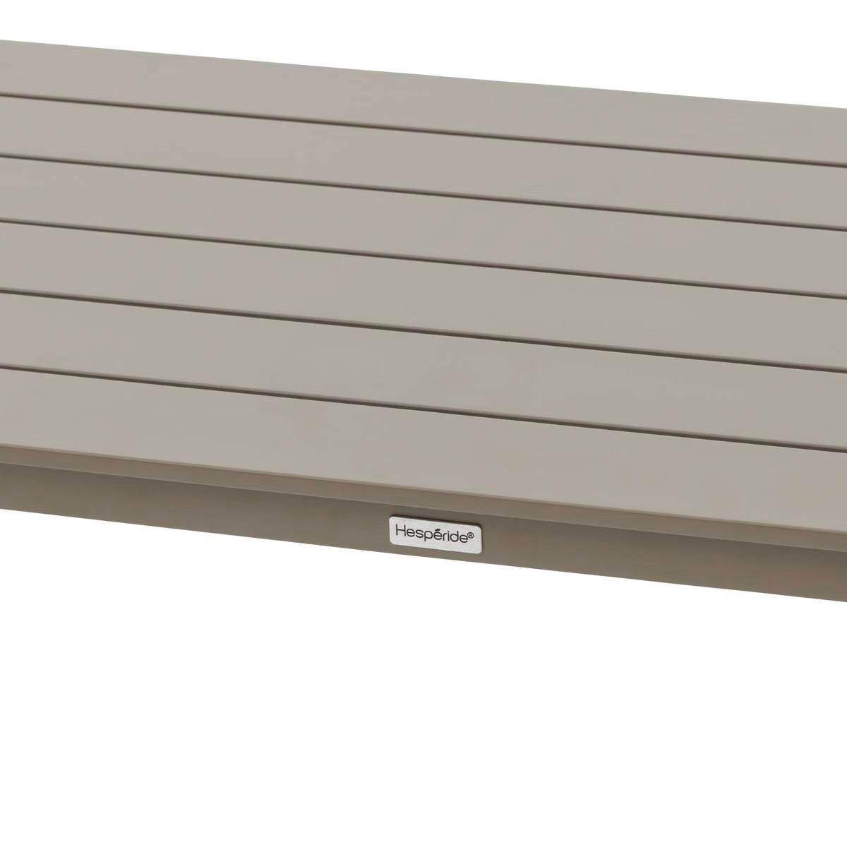 SALOTTO ALLUMINIO 3 POSTI NOCCIOLA