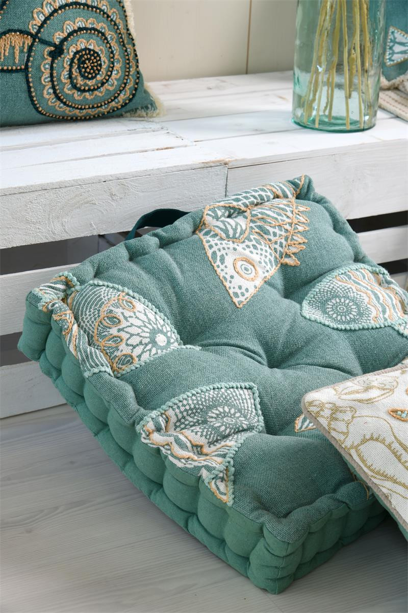 CUSCINO ARREDO CM.45X45X10 VERDE