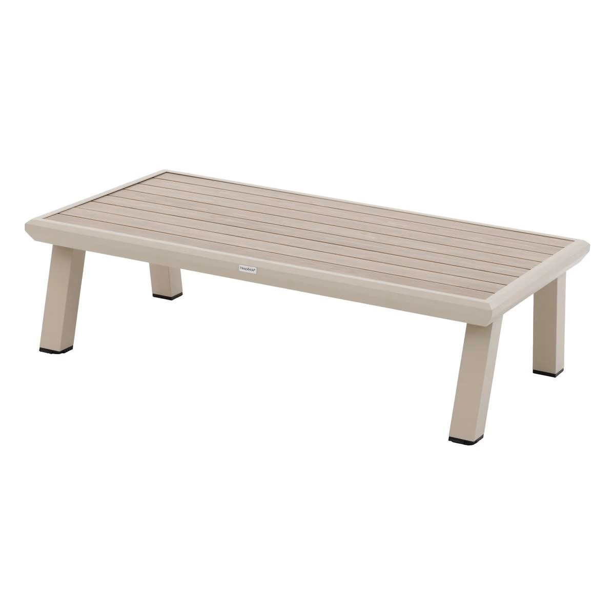 SALOTTO 3 POSTI IN ALLUMINIO ARGILLA