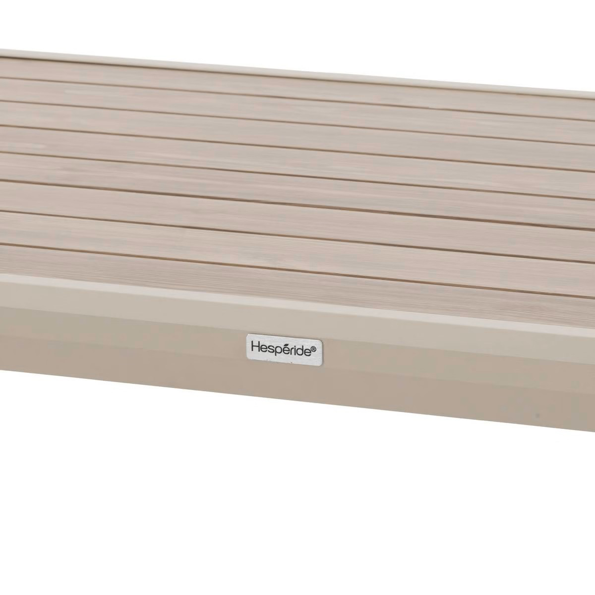 SALOTTO 3 POSTI IN ALLUMINIO ARGILLA