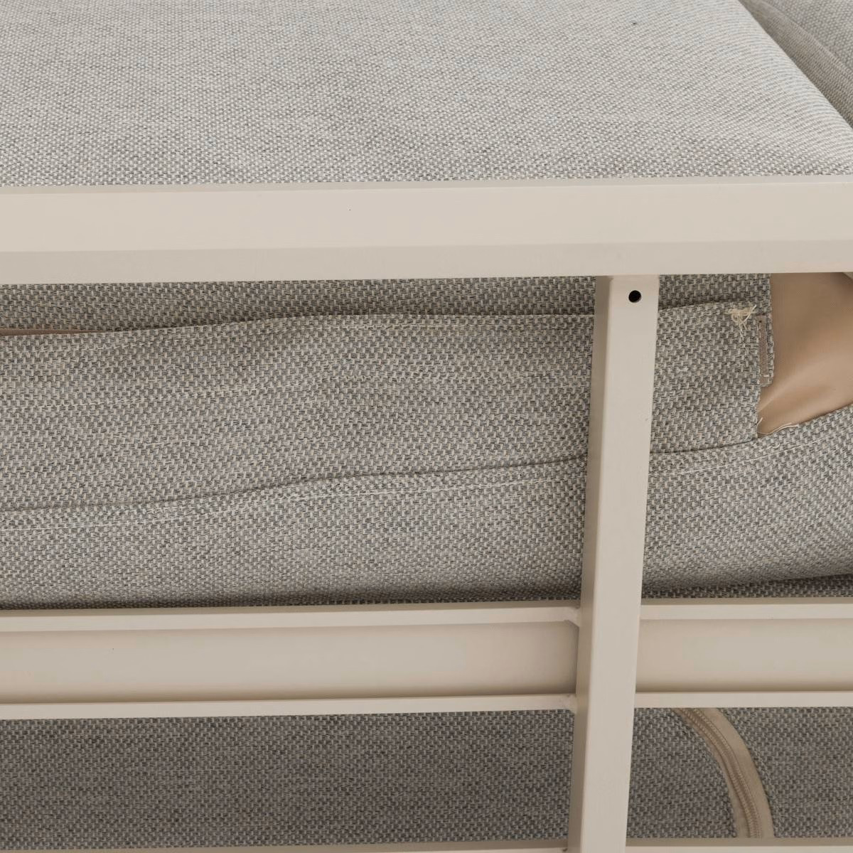 SALOTTO 3 POSTI IN ALLUMINIO ARGILLA