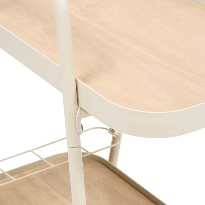 CARRELLO CON RUOTE ALLUMINIO 76X50 ARGILLA