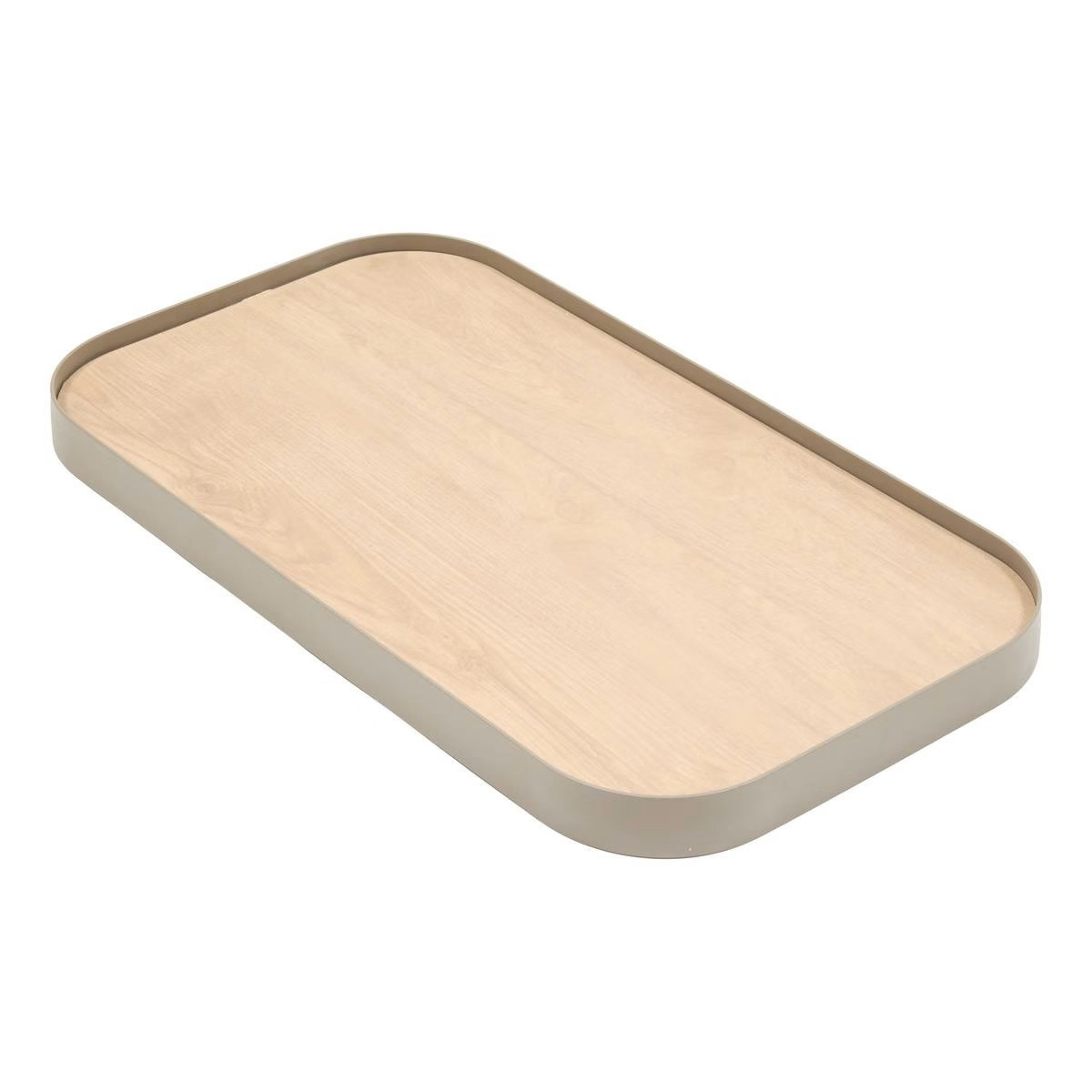 CARRELLO CON RUOTE ALLUMINIO 76X50 COFFE