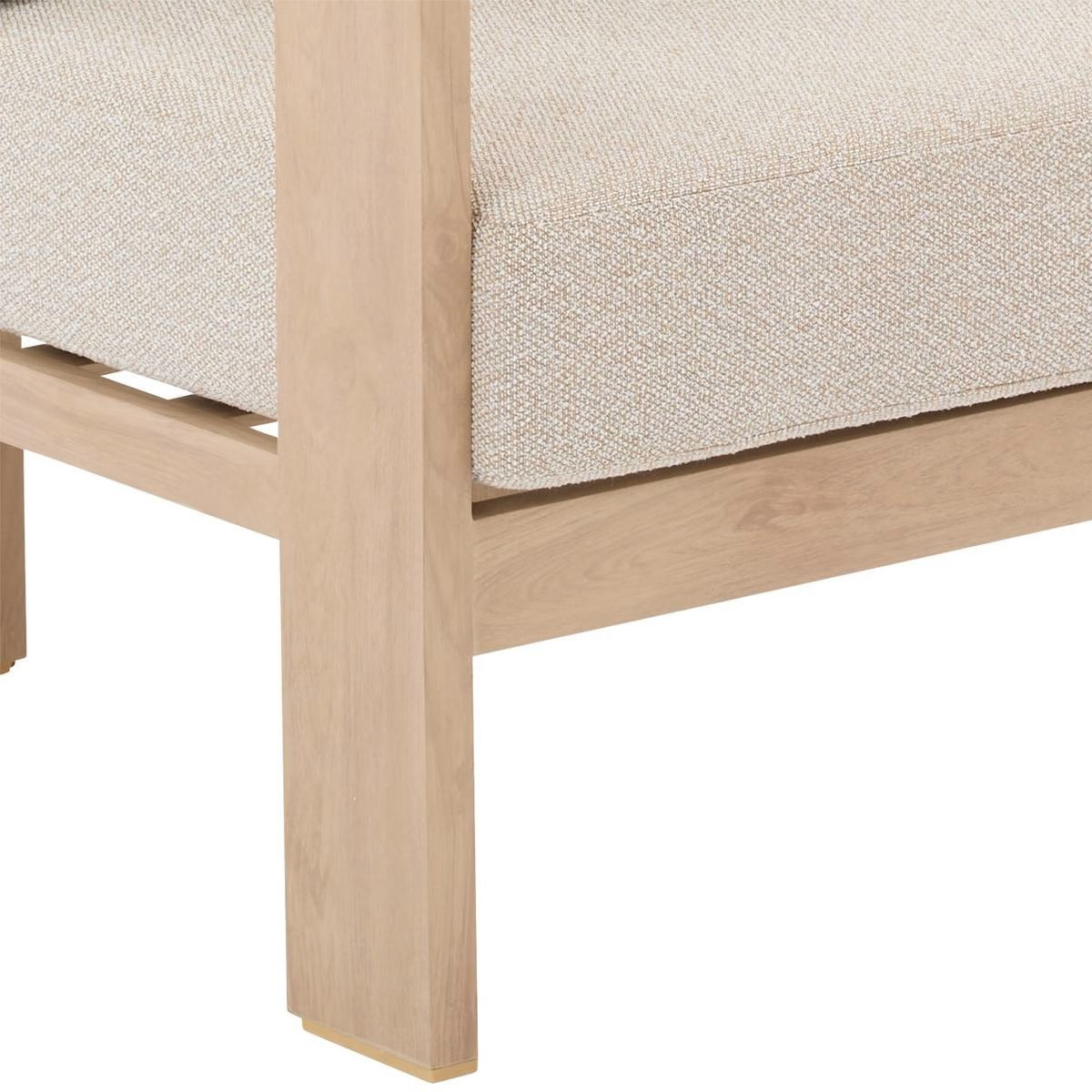 SALOTTO IN ALLUMINIO 3 POSTI MIELE