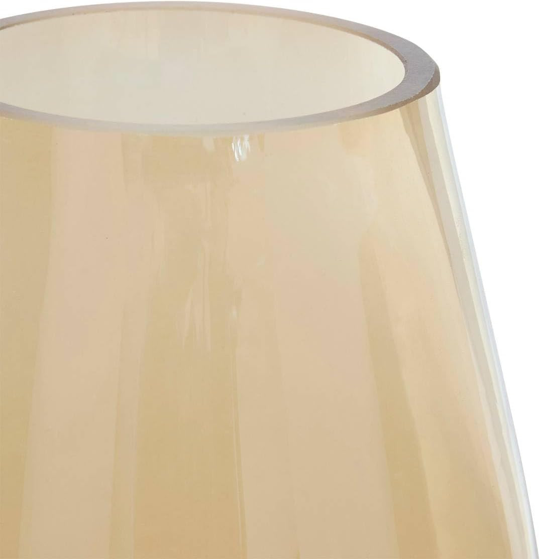 VASO VETRO ALEXIS H.39 BEIGE