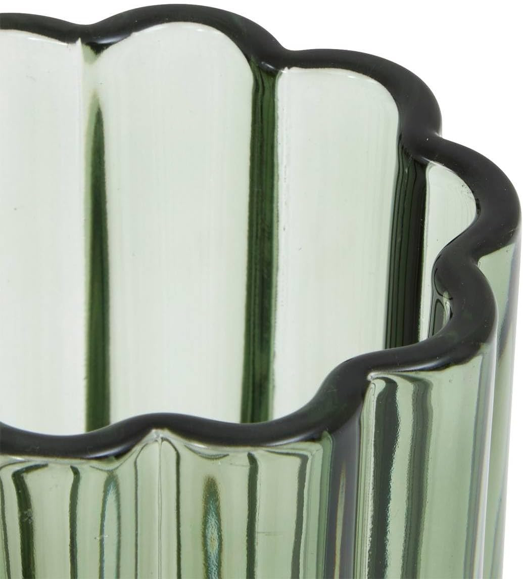 PORTASPAZZOLINO FLOREA VETRO VERDE