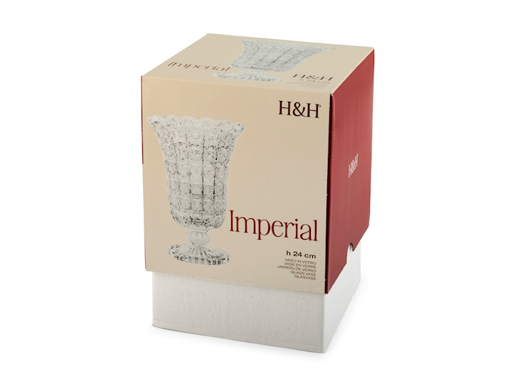 VASO VETRO IMPERIAL H.24