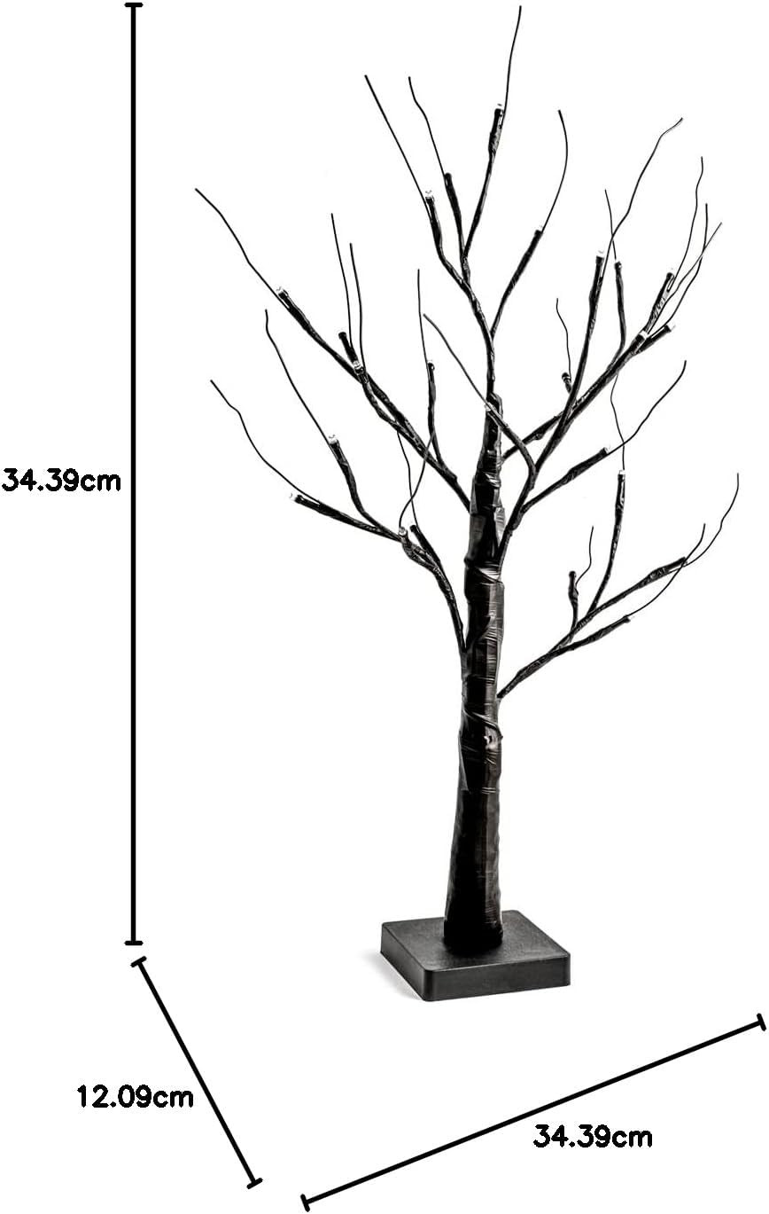 ALBERO PLT 24LED NERO CM.60
