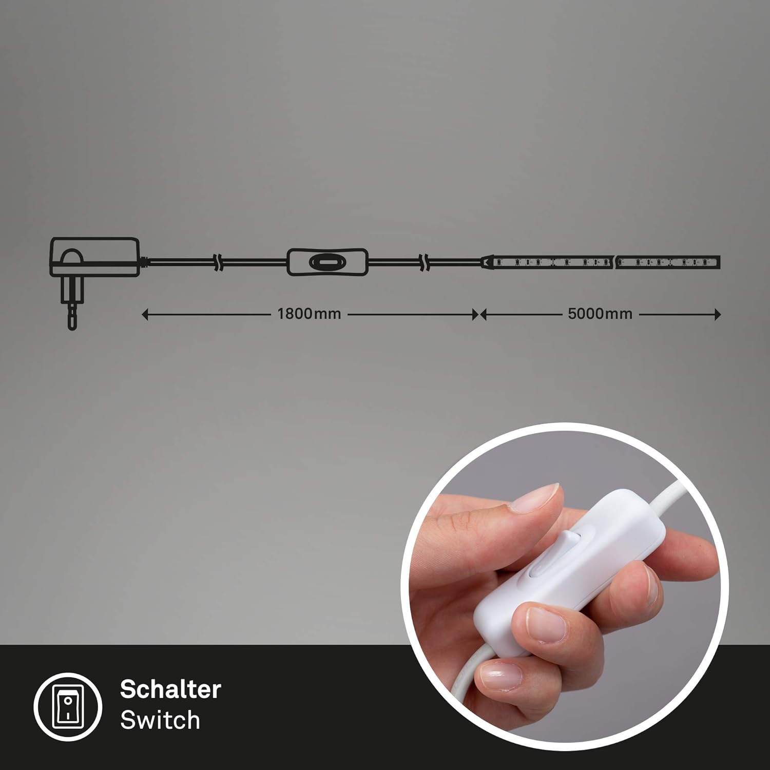 SUPERLINE LED L.BIANCA 14W 3K 5MT.