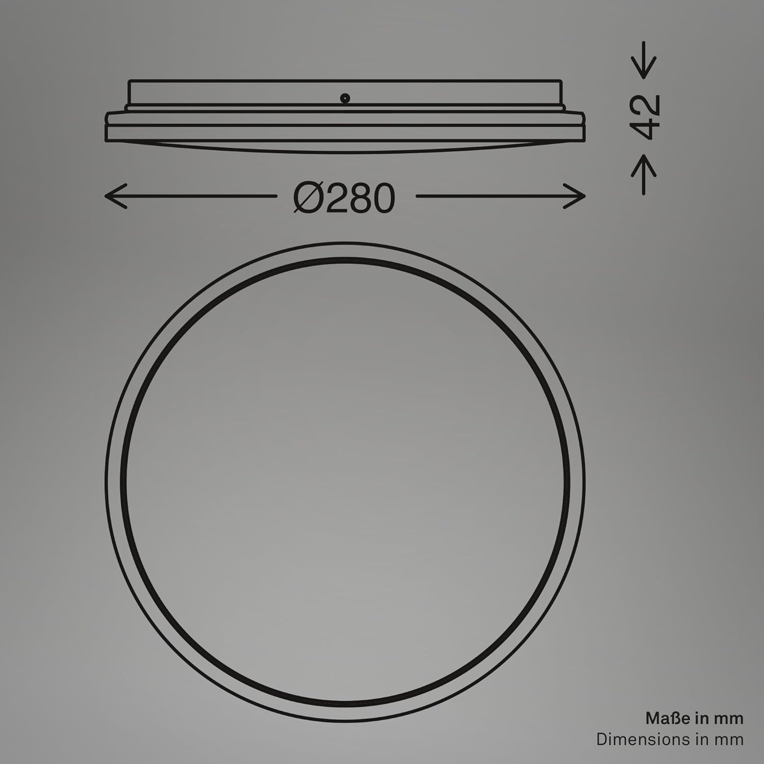 LANA PLAFONIERA LED 15W 4K BEIGE