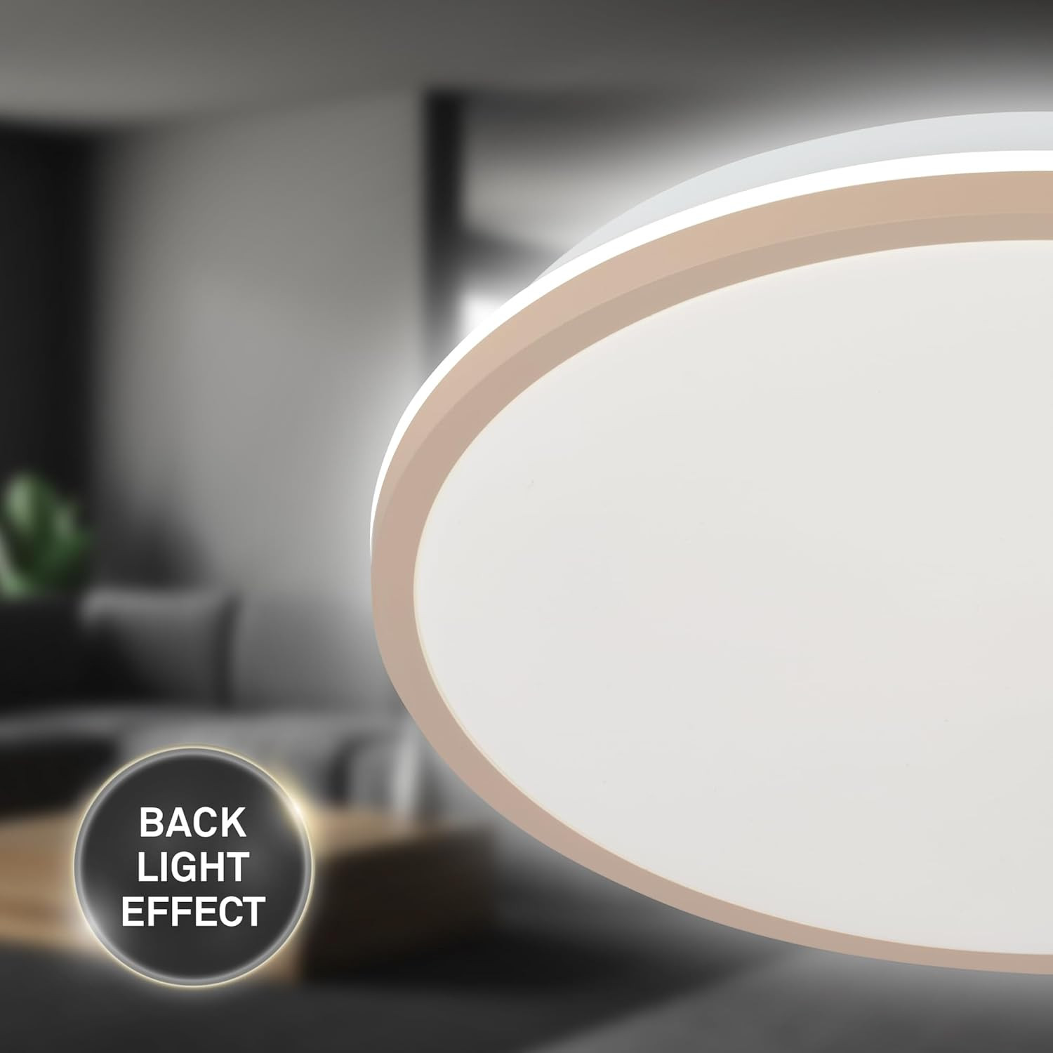 LANA PLAFONIERA LED 15W 4K BEIGE