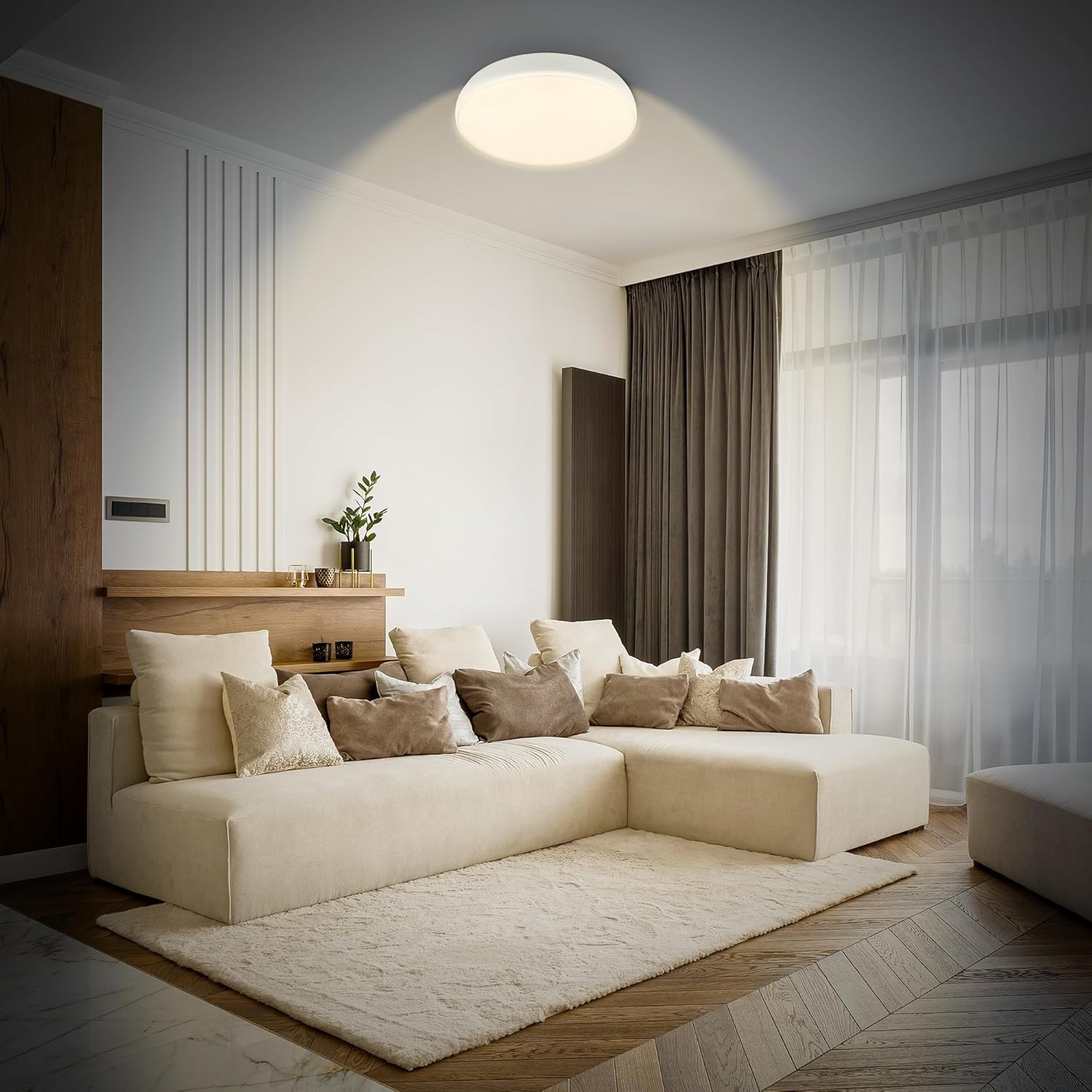 NIKAN PLAFONIERA LED 22W BIANCA