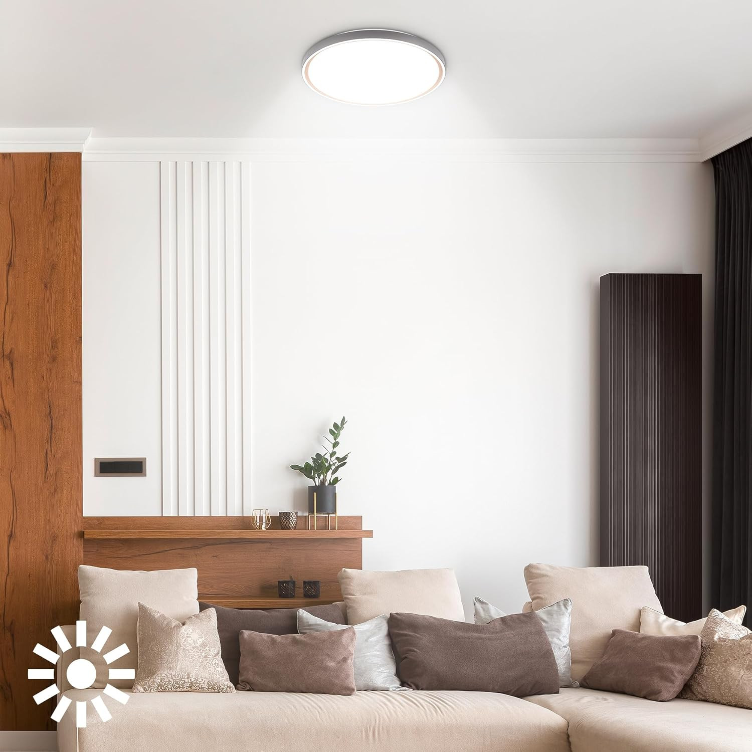 INA PLAFONIERA LED 48W ANTRAC/CAFFE