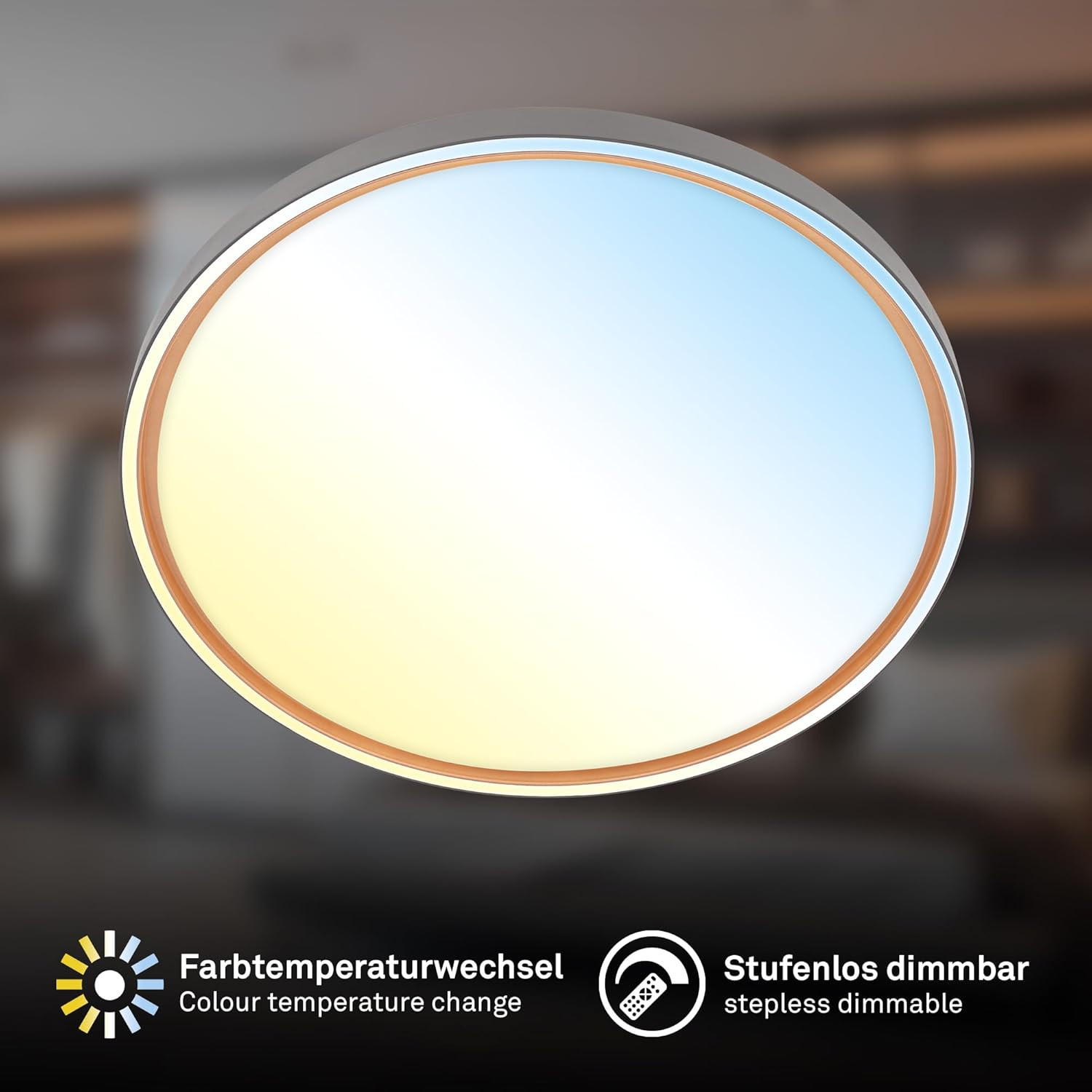 INA PLAFONIERA LED 48W ANTRAC/CAFFE