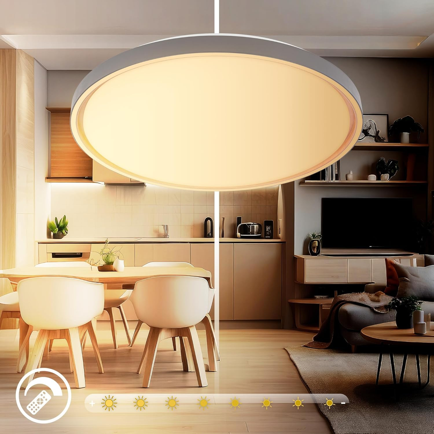 INA PLAFONIERA LED 48W ANTRAC/CAFFE