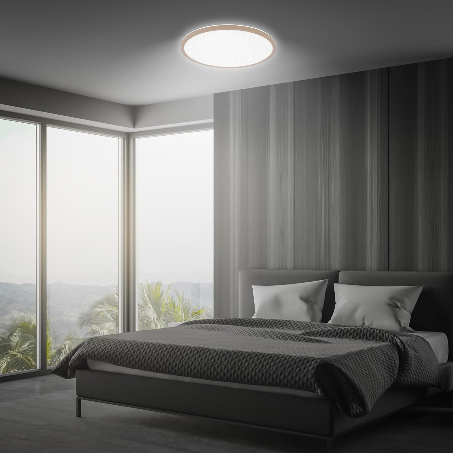 SLIM PANNELLO LED 22W CIELO STELLATO BEIGE