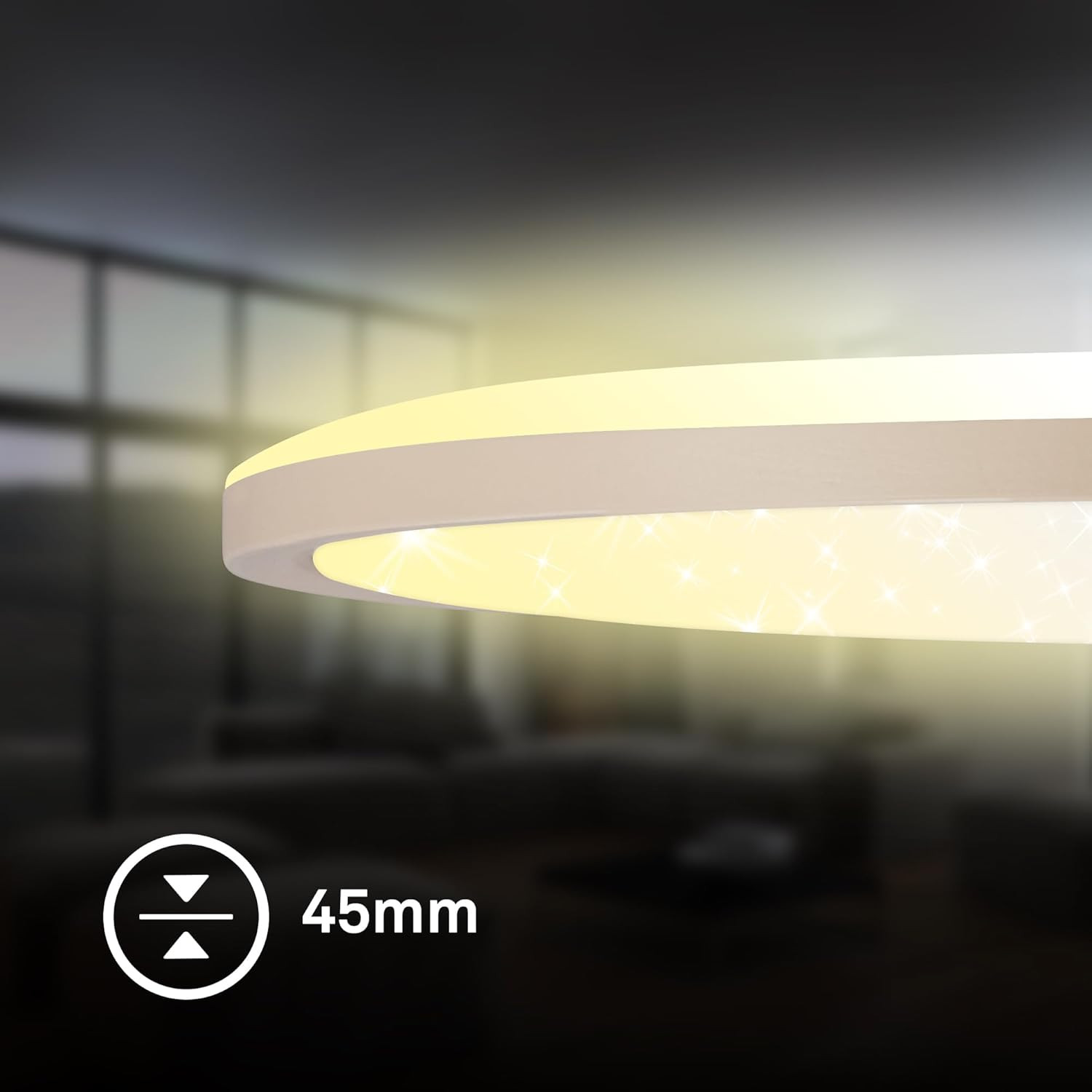 SLIM PANNELLO LED 22W CIELO STELLATO BEIGE