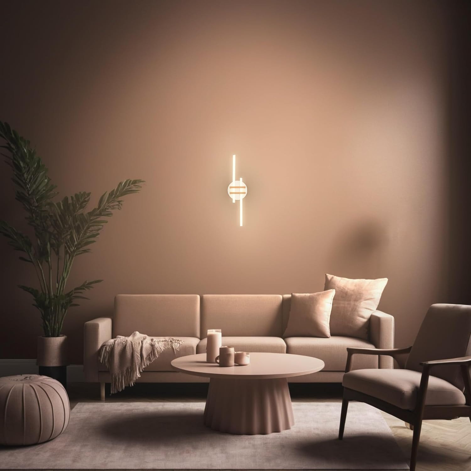 TINKA PLAF.LED 19W 3K CAFFE/GRIGIO