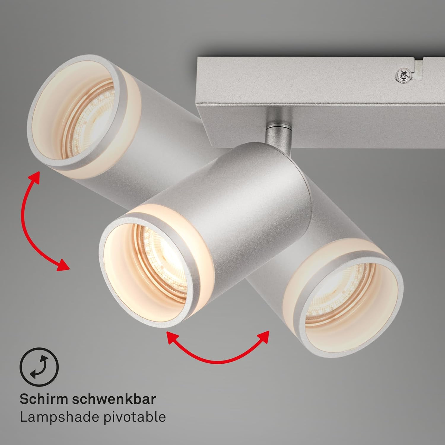 RUB BARRA SPOT 2XGU10 9W METALLO/VETRO/CROMO