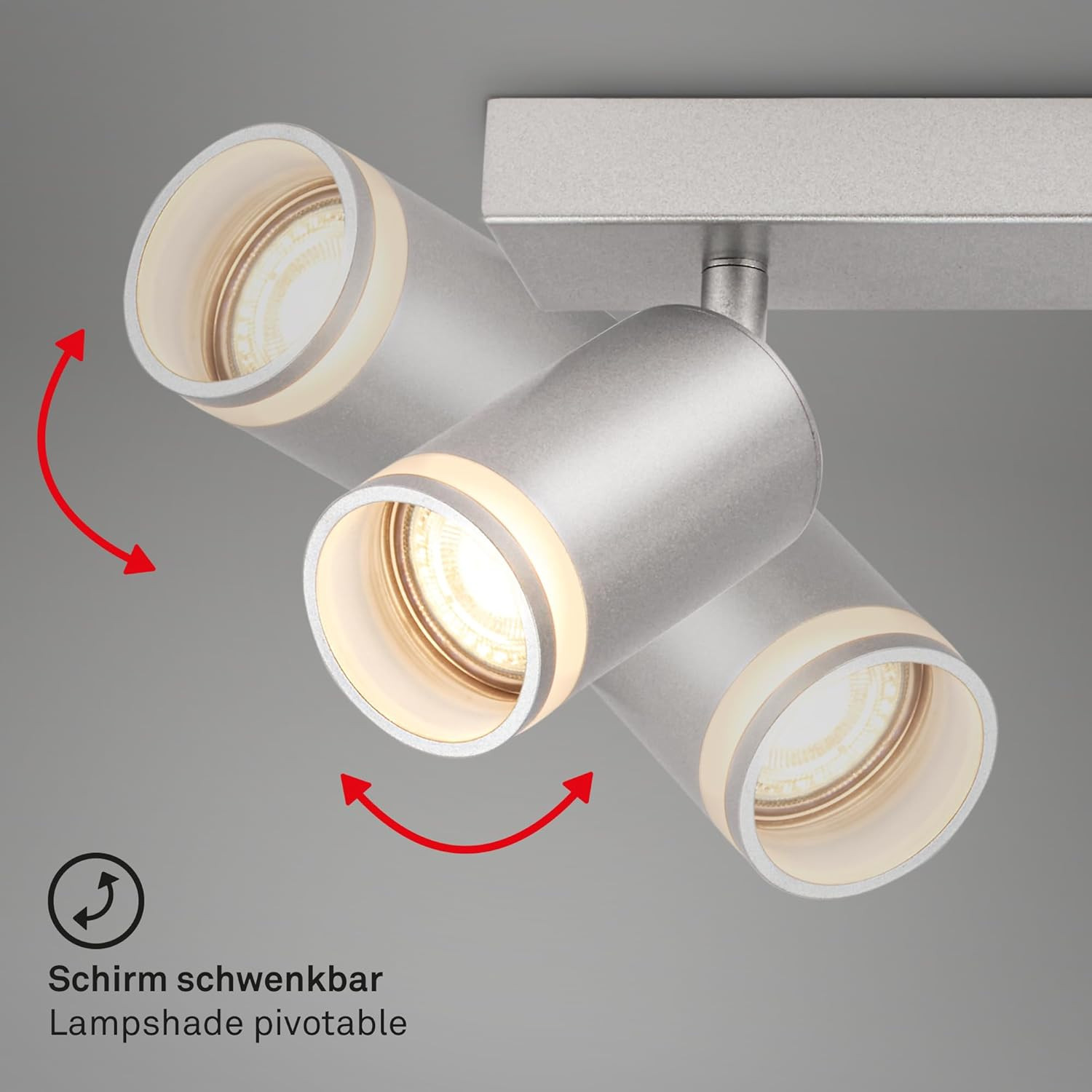 RUB BARRA SPOT 3XGU10 9W METALLO/VETRO/CROMO