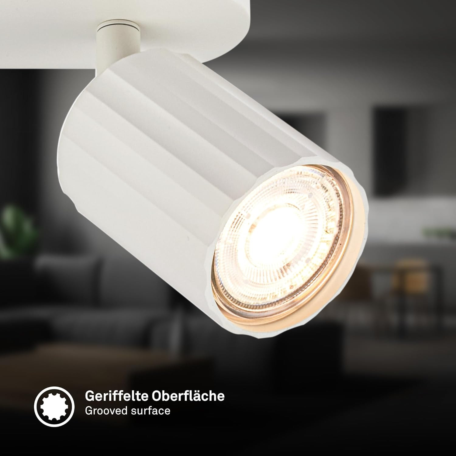 SKAFT FARETTO LED 3XGU10 9W BIANCO ANTICO