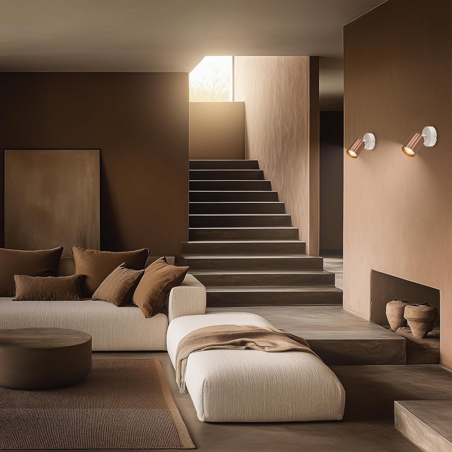 SKAFT FARETTO LED 1XGU10 9W CAFFE/GR.