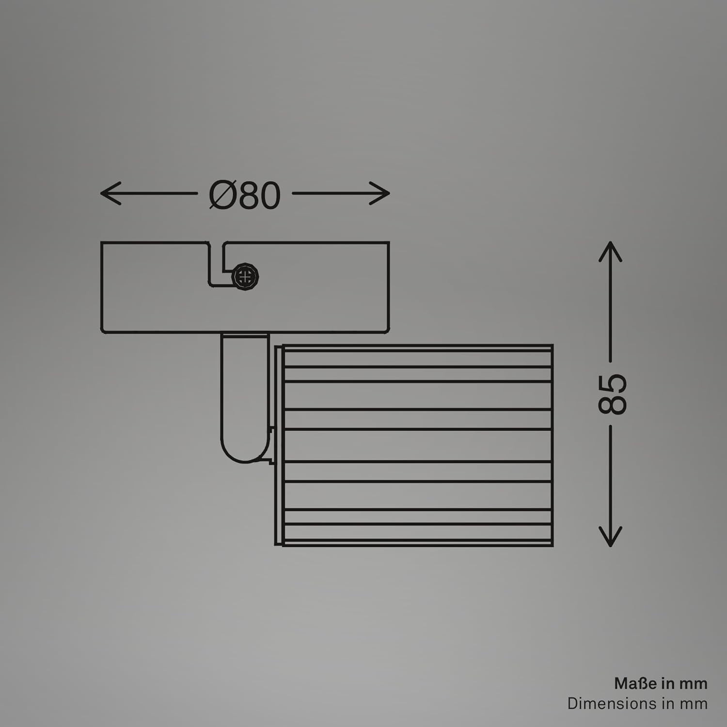 SKAFT FARETTO LED 1XGU10 9W CAFFE/GR.
