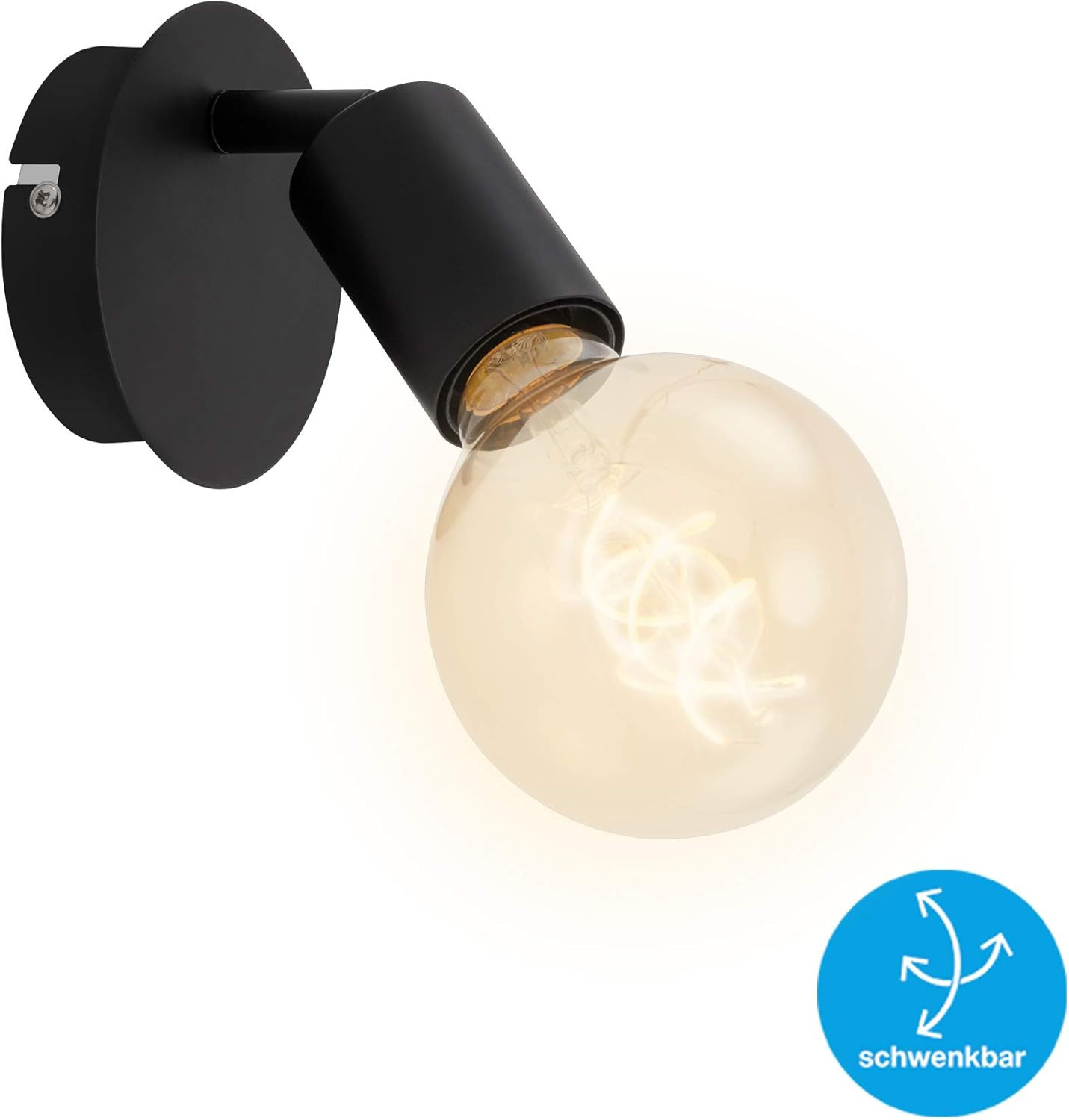 PEARL SPOT 1XE27 NERO