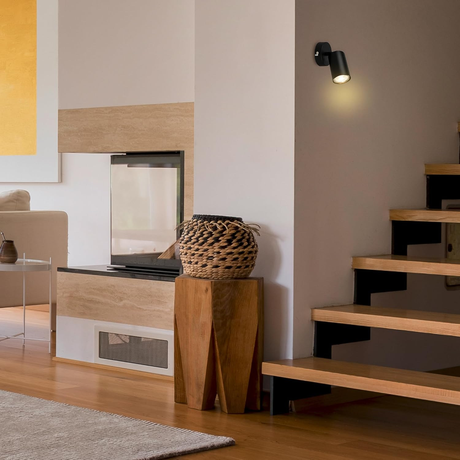 TIB FARETTO LED 1XGU10 9W MET/NERO