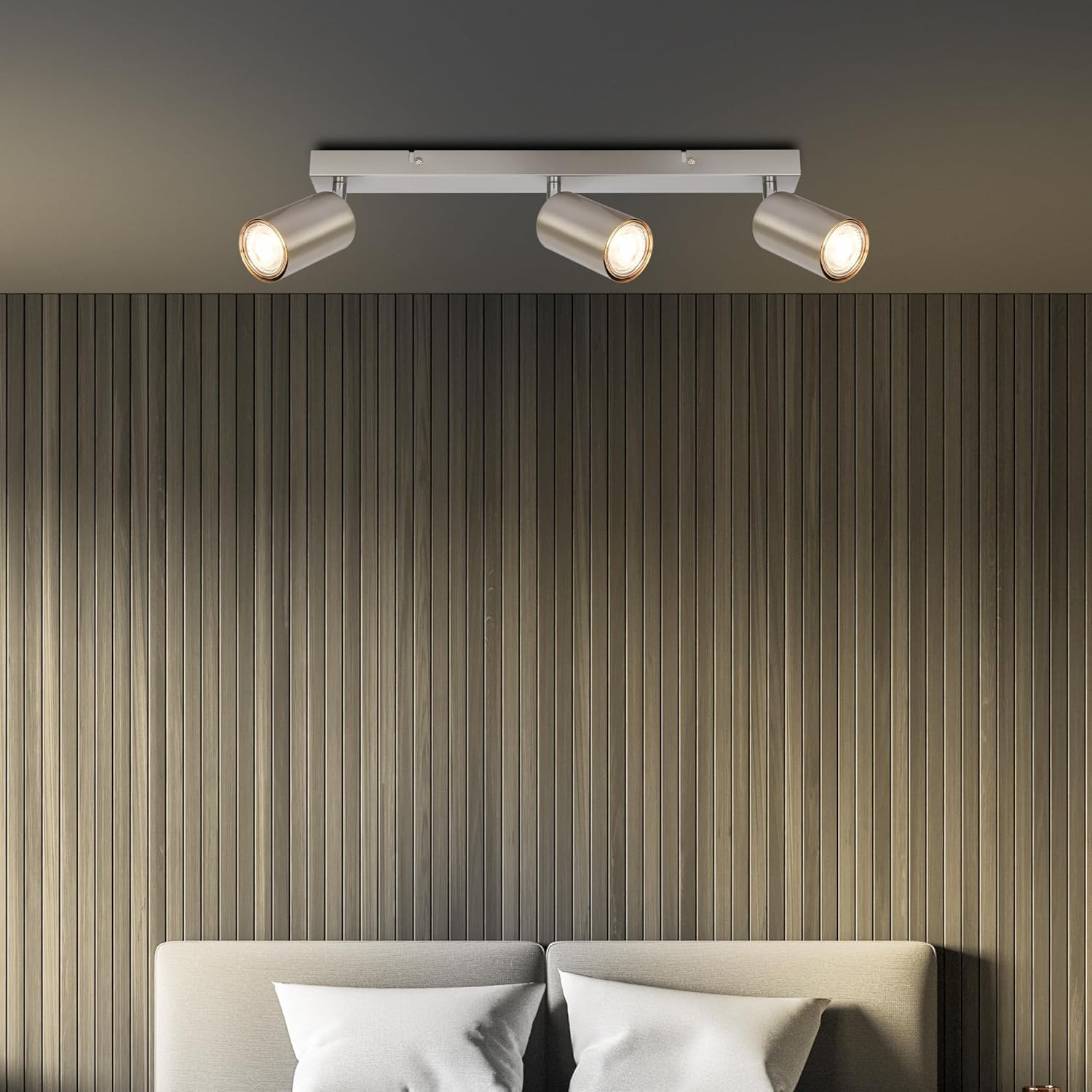 TIB FARETTO 3XGU10 9W MET/NICKEL