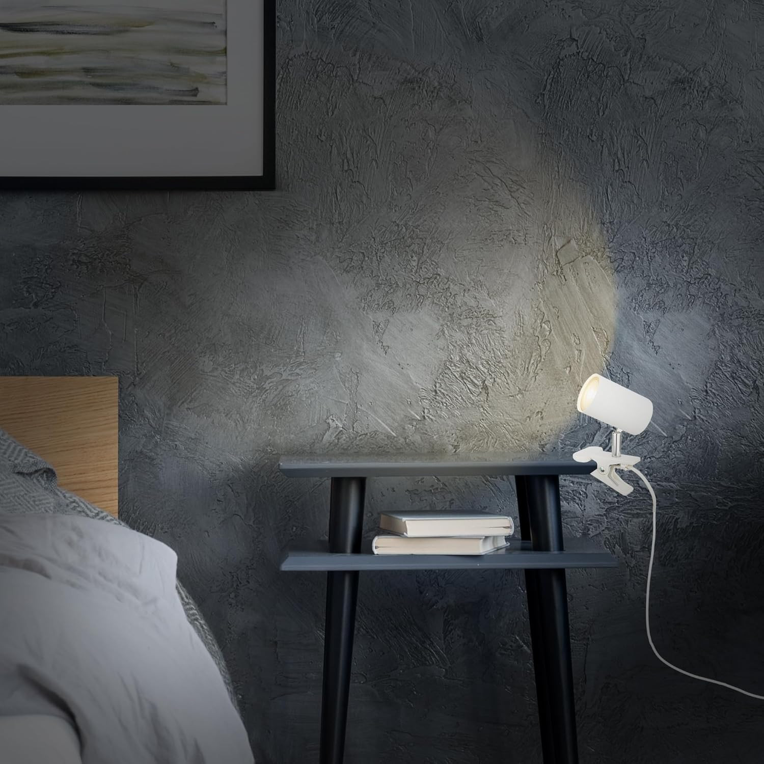 KLEM SPOT A MORSETTO GU10 9W BIANCO