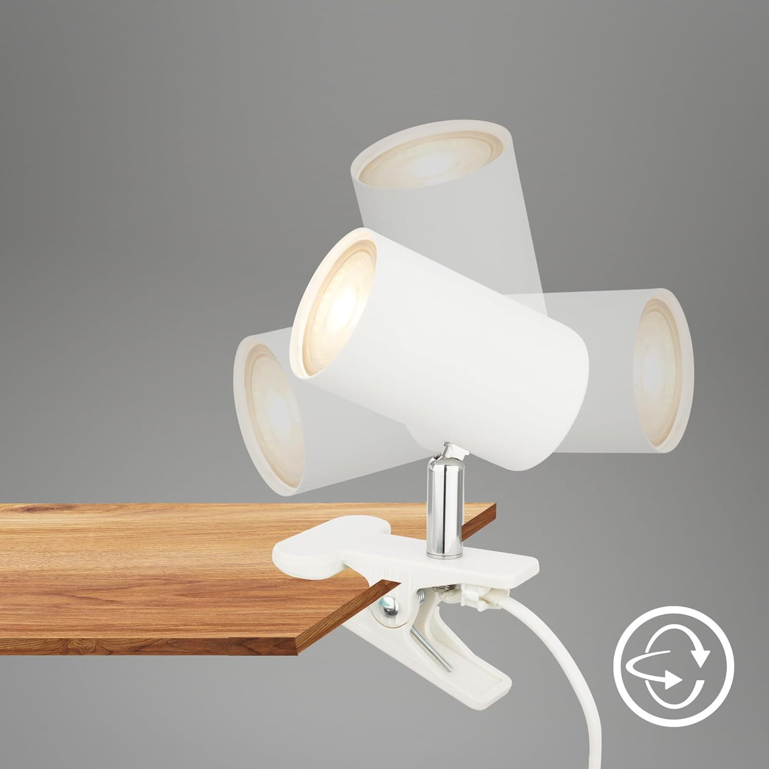 KLEM SPOT A MORSETTO GU10 9W BIANCO