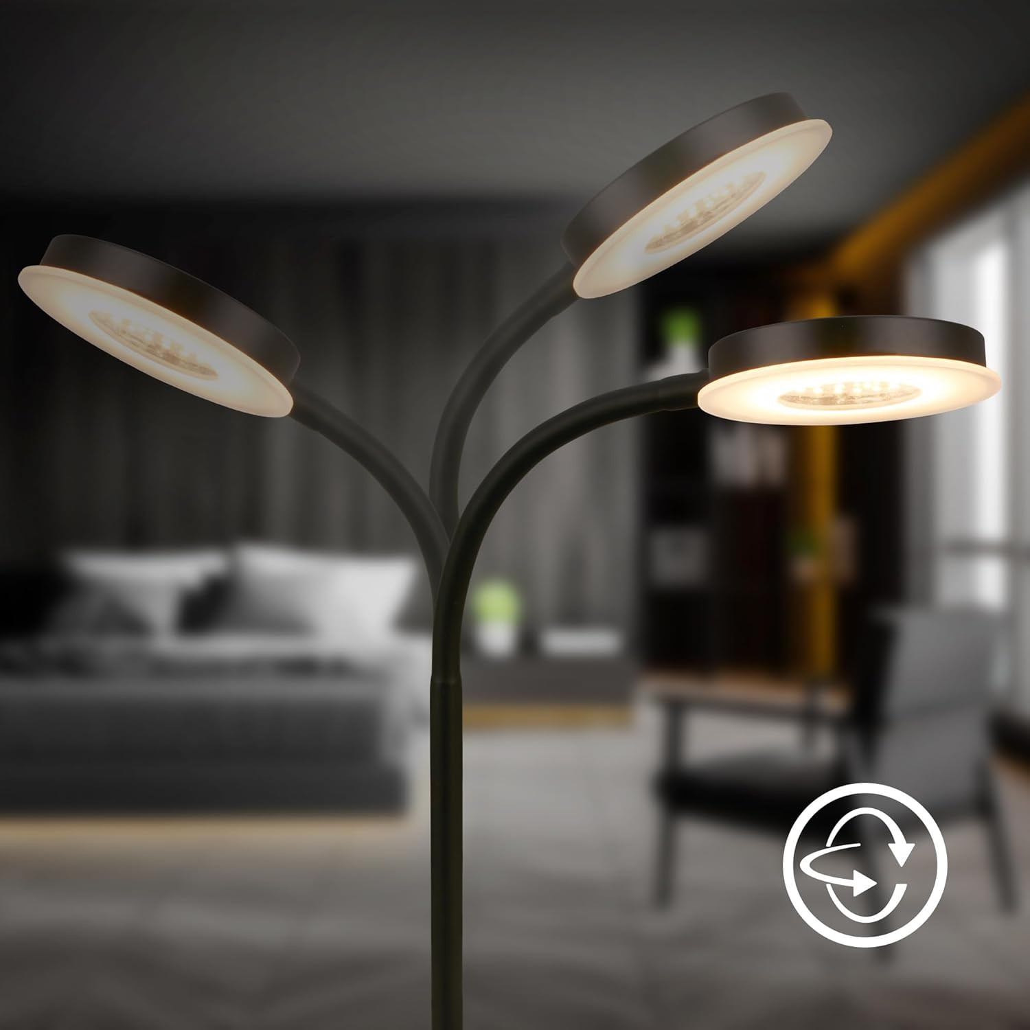 LAMP.DA TAVOLO LED 8W 3K NERO