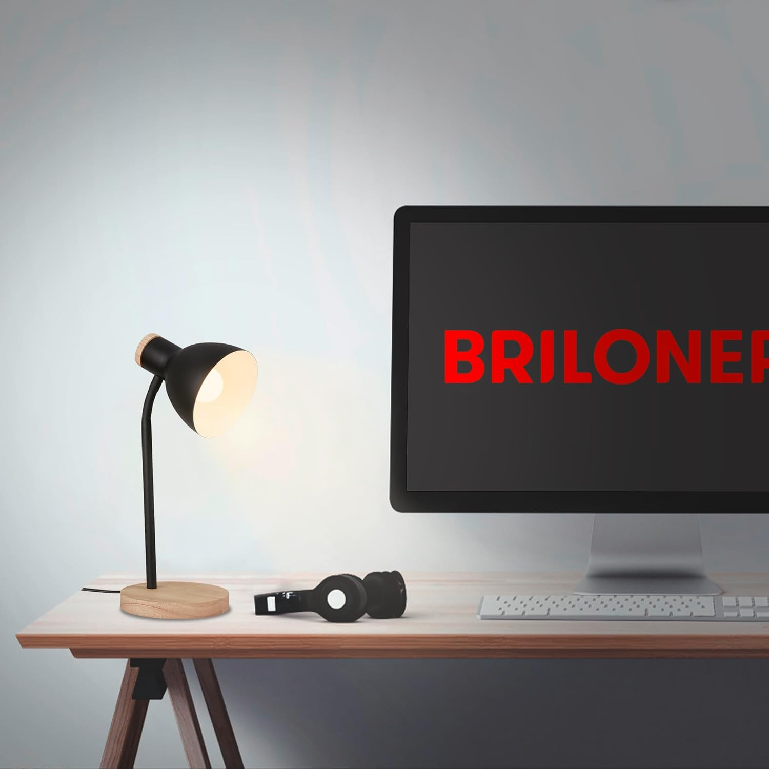 LAMP.DA TAVOLO LED 10W 1X14 NERO