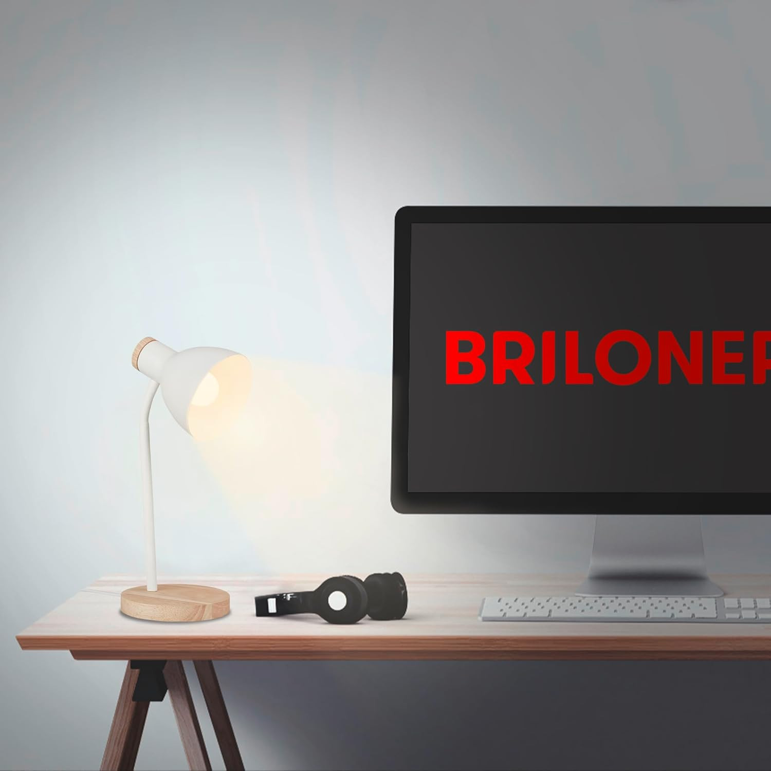 LAMP.DA TAVOLO LED 10W 1X14 BIANCO