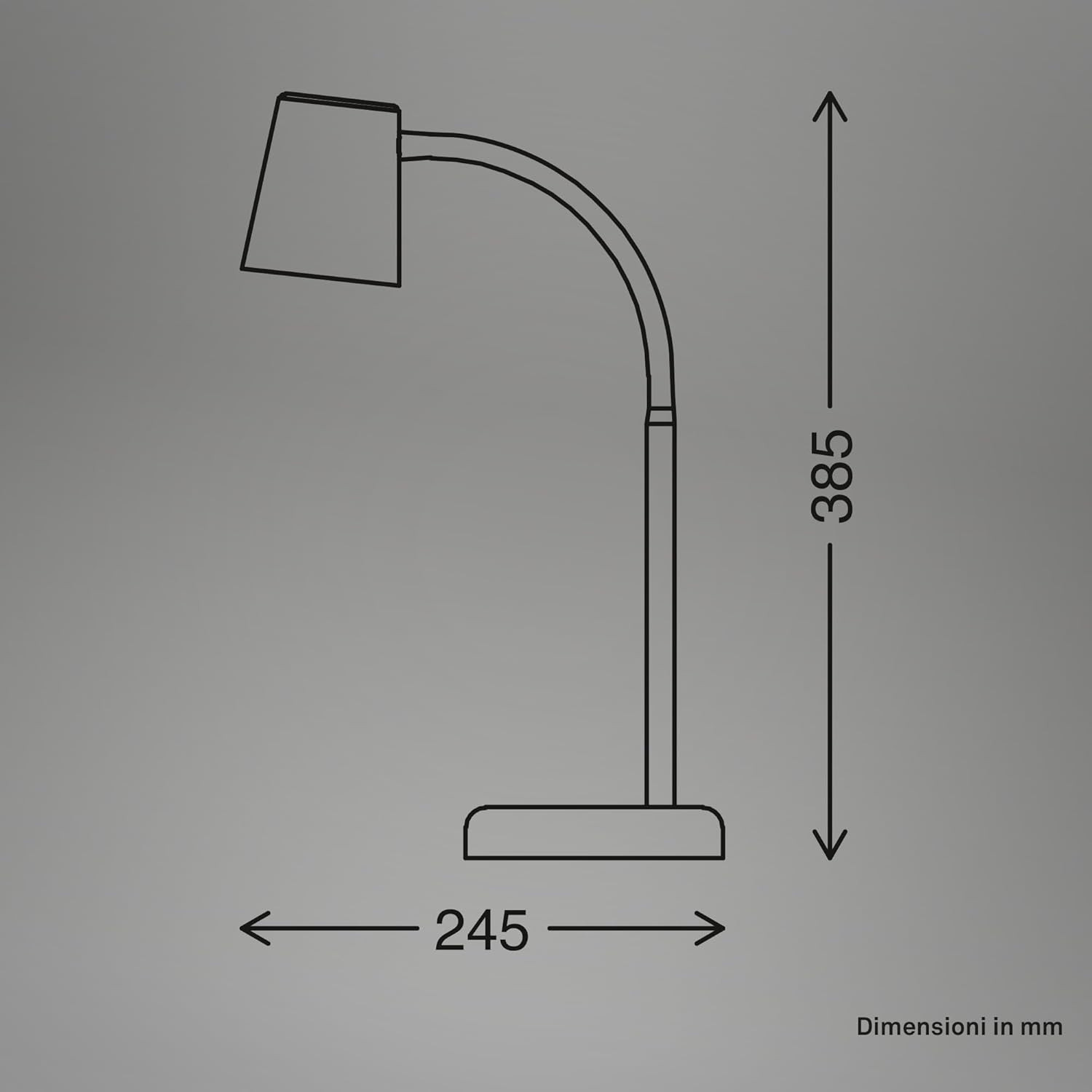 SKRIVA LAMPADA H.38.5 1XGU10 M/BLU